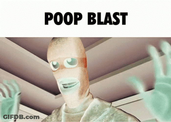Poop Blast Explosive Diarrhea Meme GIF
