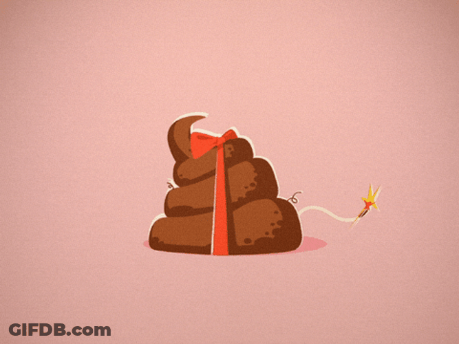 Poop Bomb Explosion GIF