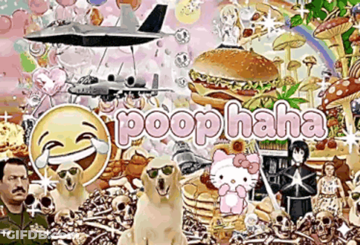 Poop Haha Brainrot GIF