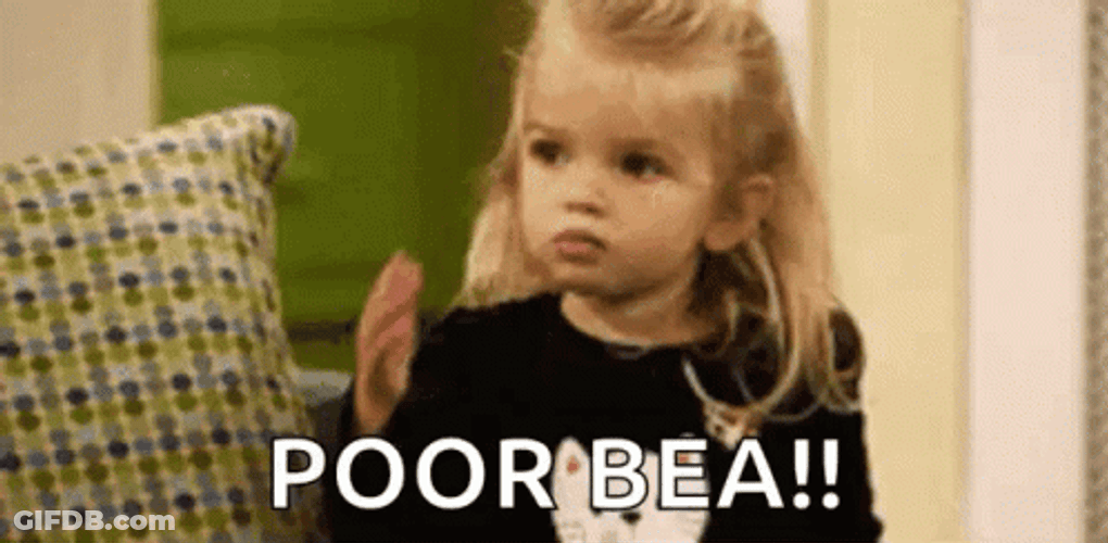 Poor Bea Face Palm GIF