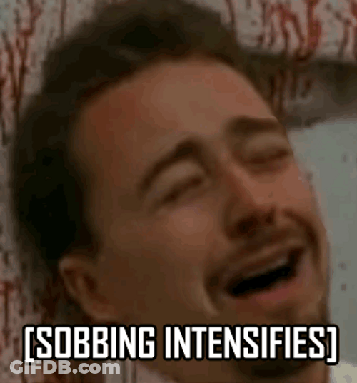 Poor Guy Intense Sobbing GIF