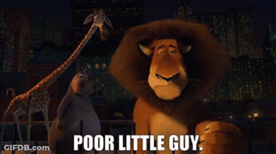 Poor Little Guy GIF