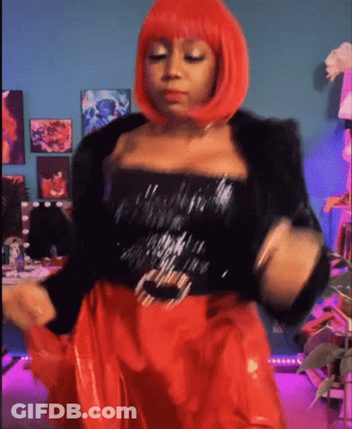 Pootie Tang Biggie Shorty Dancing Red Hair GIF