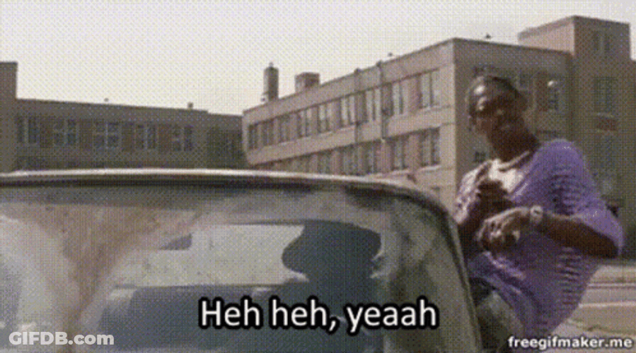 Pootie Tang Sitting Car Window Oh Yeah GIF