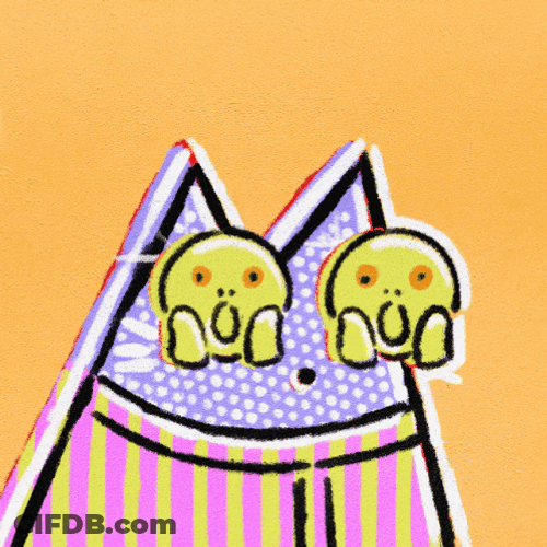 Pop Art Cat Nft GIF