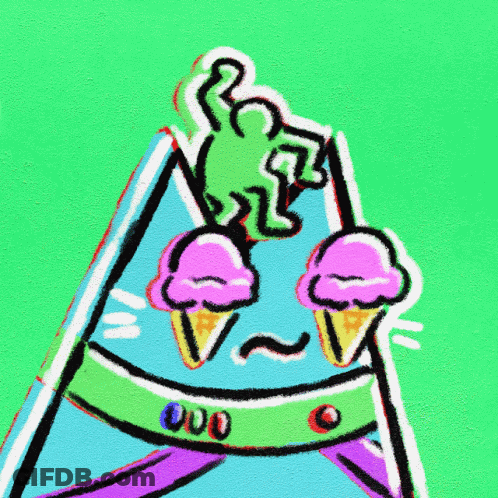 Pop Art Cats Keith Haring GIF