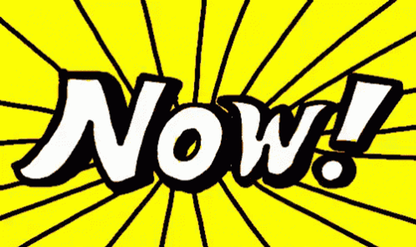 Pop Art Comics Word Now GIF