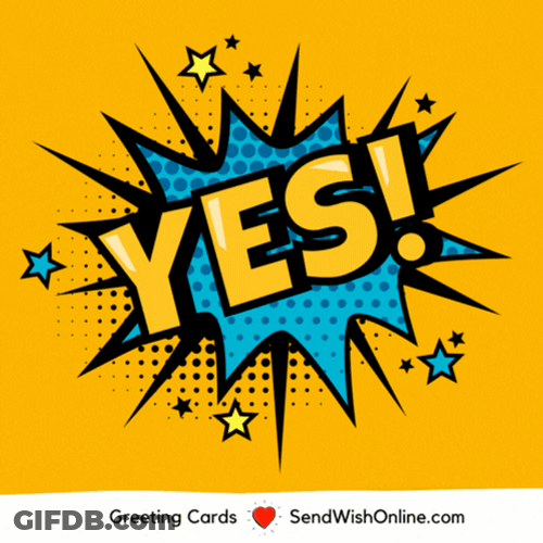 Pop Art Yess GIF
