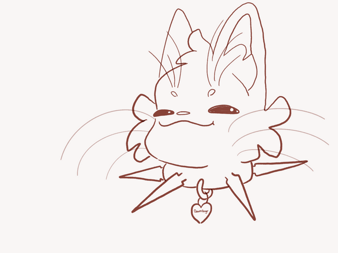 Pop Cat Anime Illustration GIF