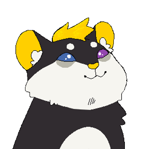 Pop Cat Badger Pixel Animation GIF