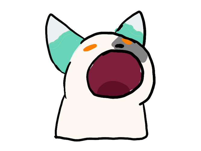 Pop Cat Meme Illustration Animation GIF