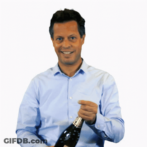 Pop Champagne And Confetti GIF