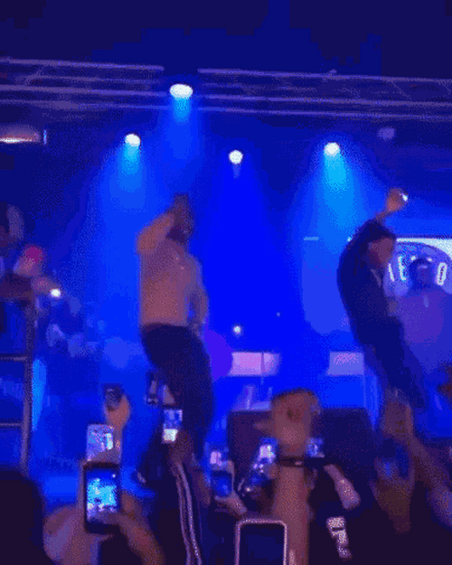 Pop Smoke Dancing In Concert GIF