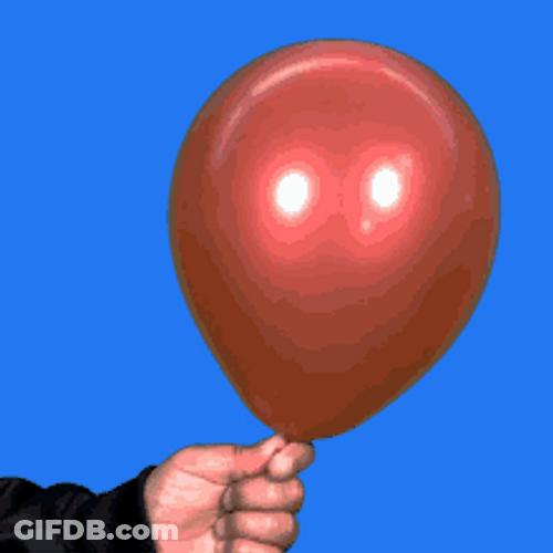 Pop Surprise Happy Birthday Balloons GIF