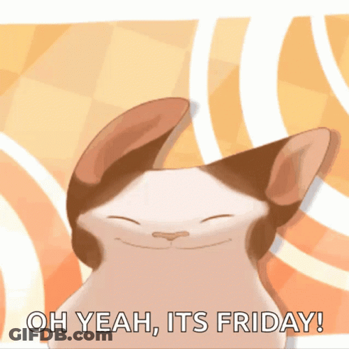Popcat Dancing It's Friday GIF
