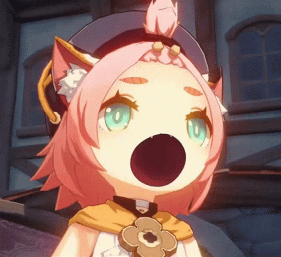 Popcat Meme Genshin Impact GIF