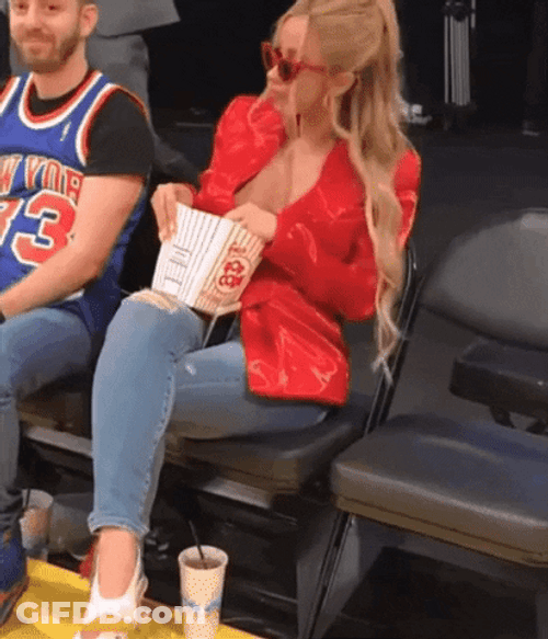 Popcorn NBA Cardi B GIF