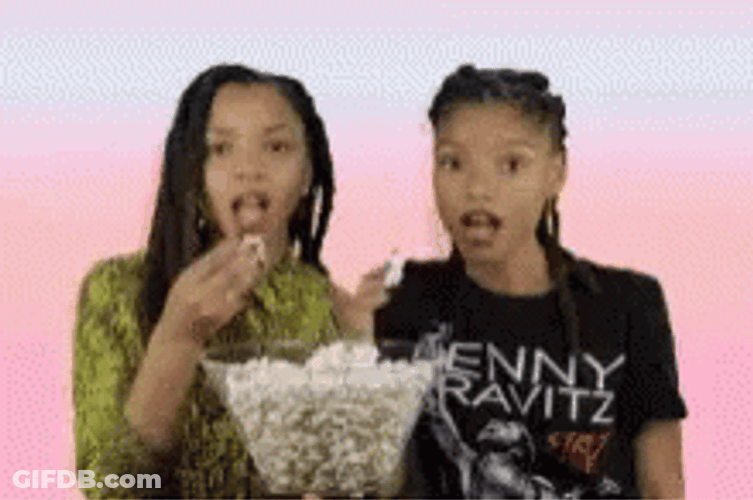 Popcorns On Gossip GIF