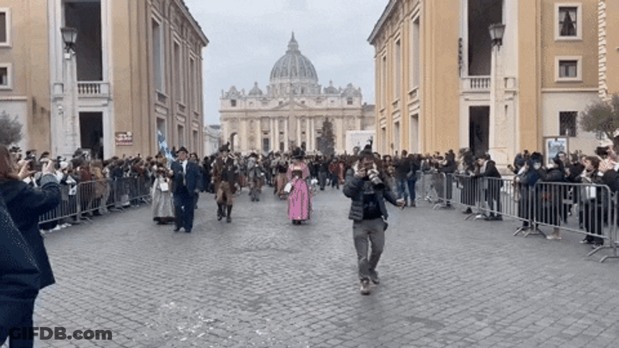 Pope Francis Parade Pope Mobile GIF