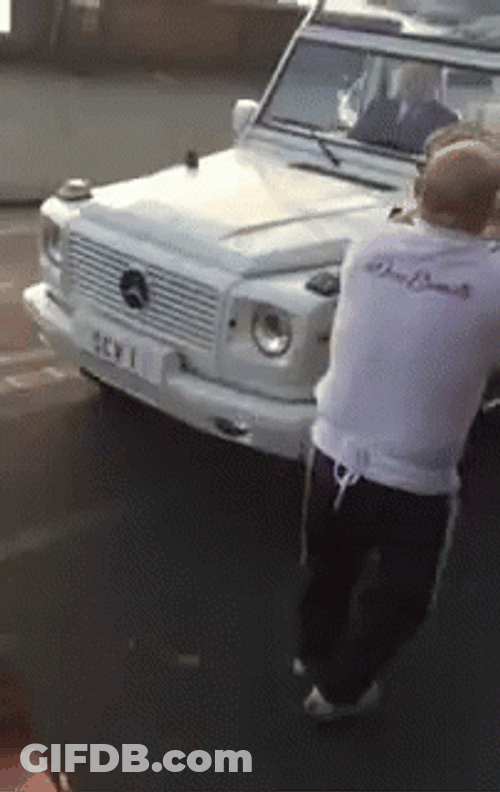 Pope Francis Shaking Hands In Pope Mobile GIF