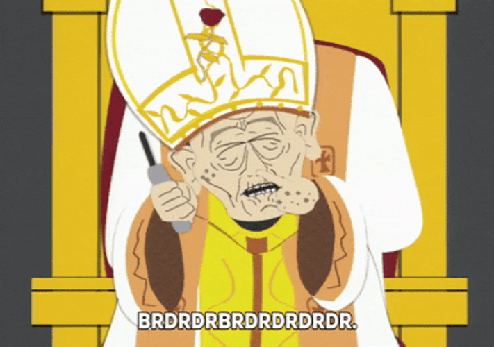 Pope John Paul II Mobile South Park GIF