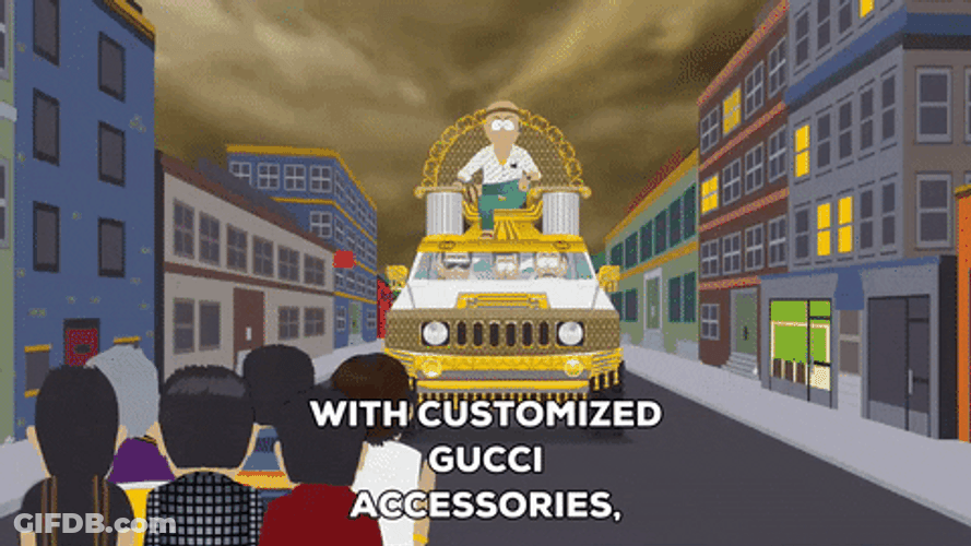Pope Mobile Approaching South Park GIF