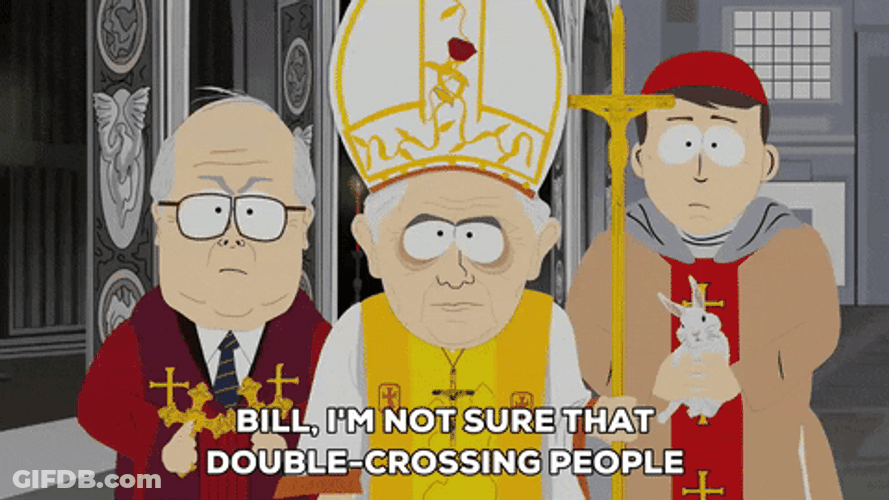 Pope Mobile Cartoon Pope South Park GIF