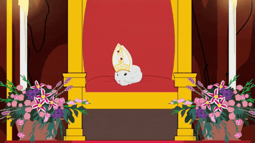 Pope Rabbit Mobile South Park GIF