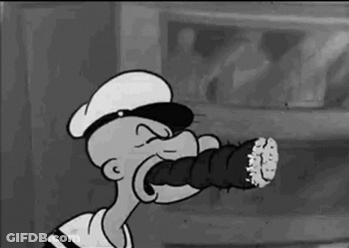 Popeye Animated Smoke GIF