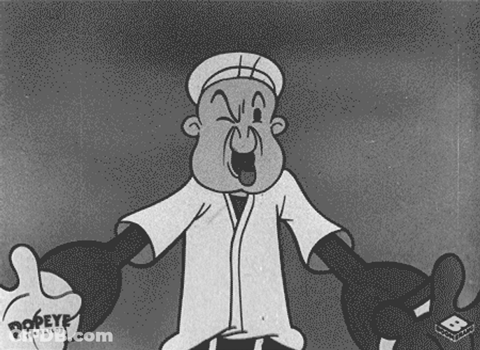 Popeye The Sailorman Not Again Reaction GIF