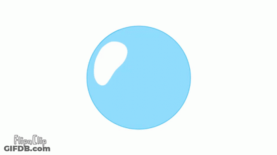 Popping A Bubble GIF
