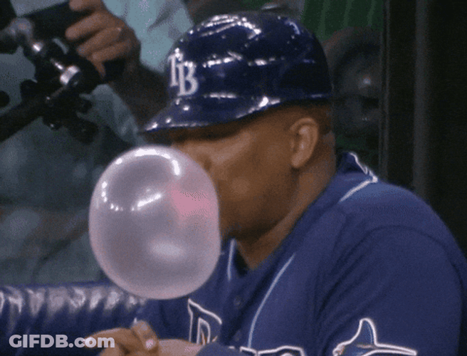 Popping A Huge Bubble Gum Balloon Jomboy GIF