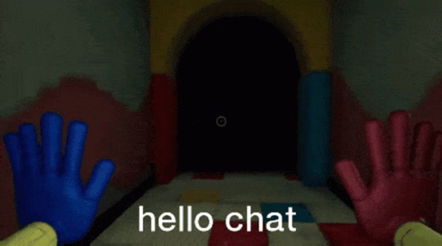 Poppy Playtime First Person Huggy Wuggy GIF