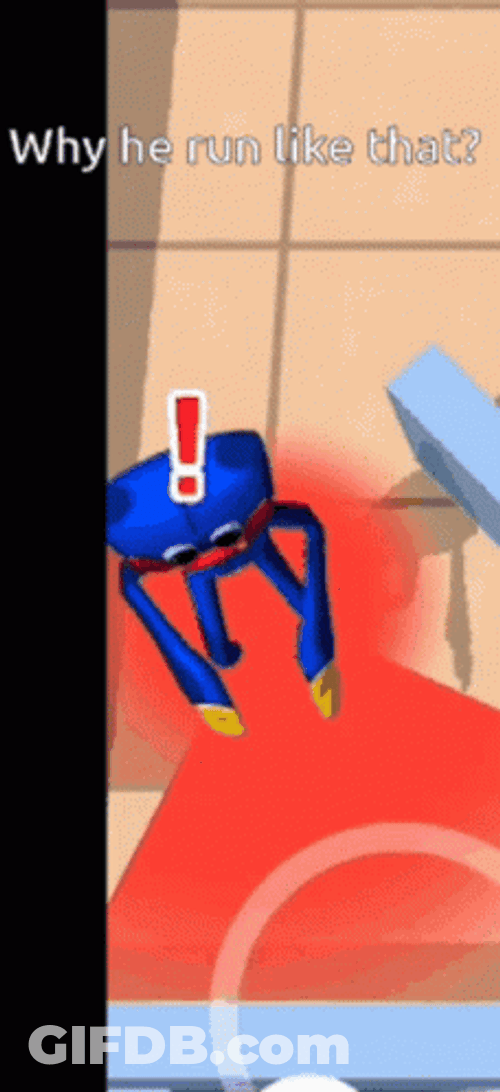 Poppy Playtime Huggy Wuggy Game Play GIF