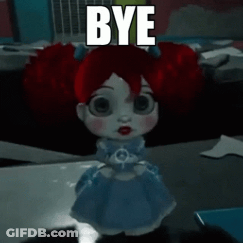 Poppy Playtime Poppy Doll Bye GIF