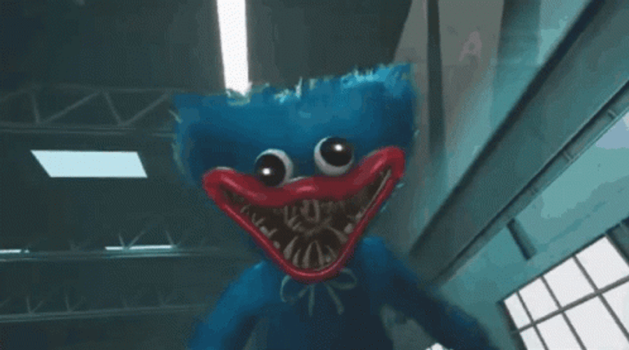 Poppy Playtime Scary Huggy Wuggy Teeth GIF