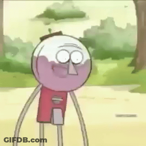 Pops Exploding Regular Show GIF