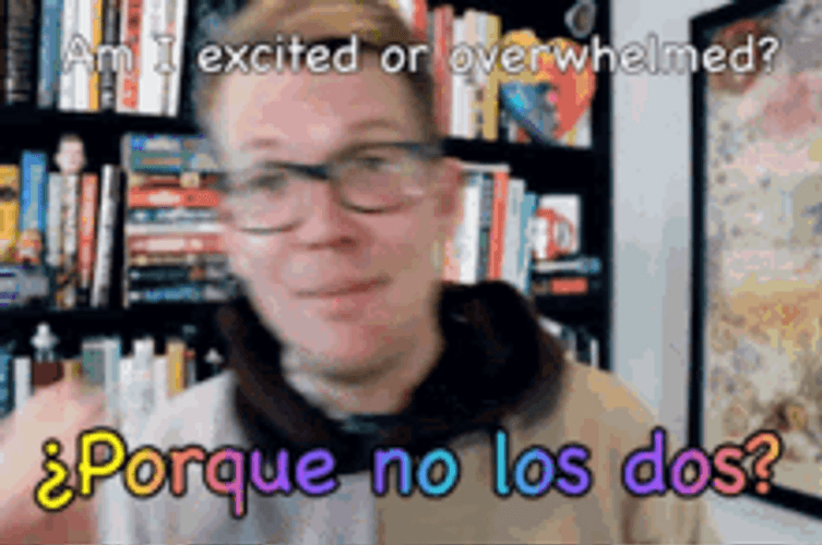 Porque No Los Dos Excited Overwhelmed Hank Green GIF