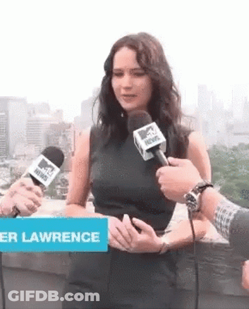 Porque No Los Dos Jennifer Lawrence Hunger Games GIF