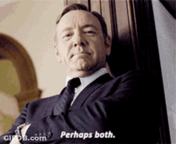 Porque No Los Dos Kevin Spacey House Cards GIF