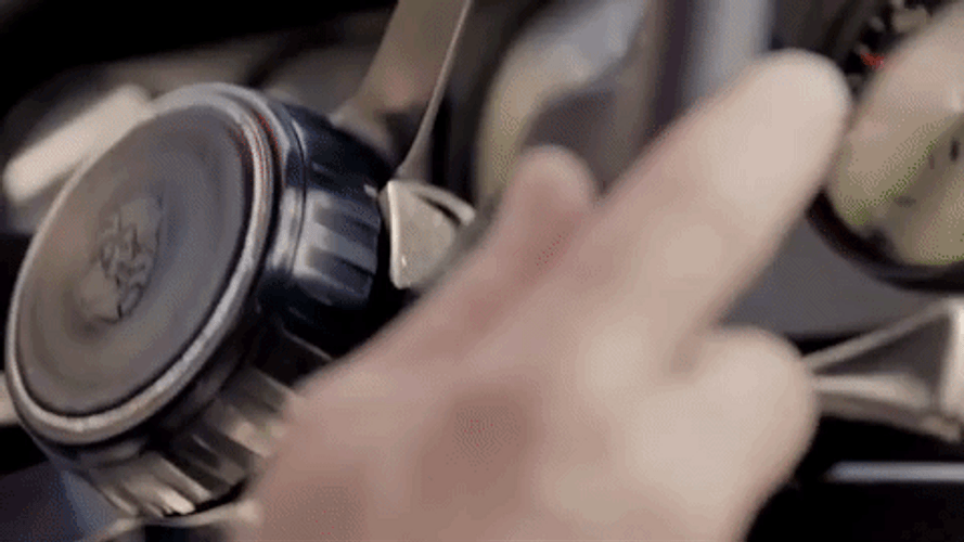 Porsche 911 Classic White Running GIF
