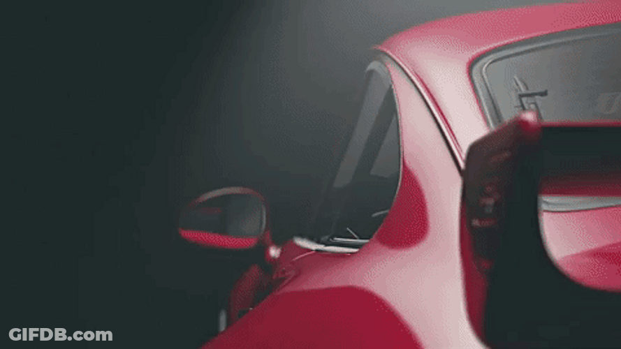 Porsche 911 Red Features GIF