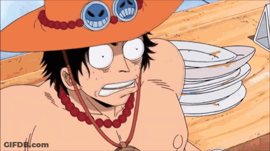 Portgas D Ace Reaction To Smoker GIF