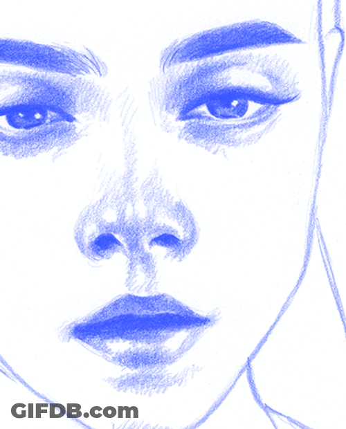 Portrait Sketch Tuesday Drawing GIF
