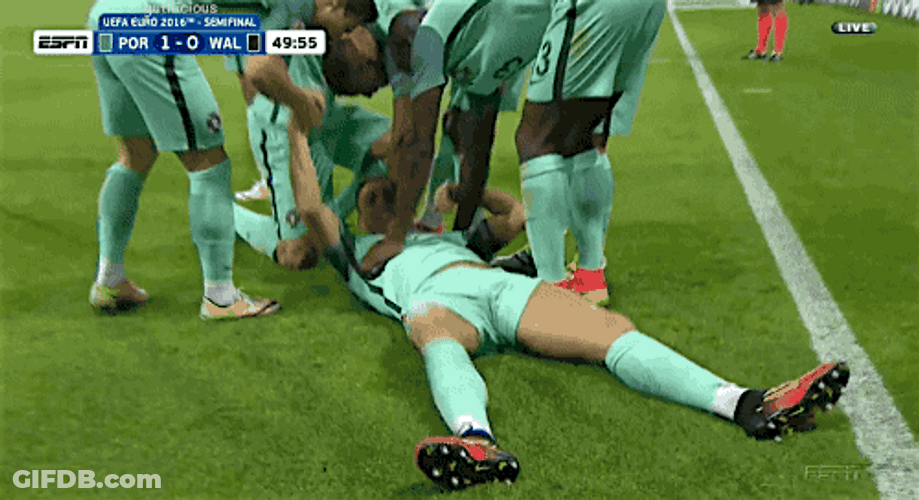 Portugal Euro 2016 Ronaldo Pose GIF