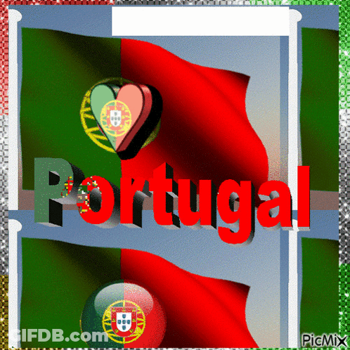 Portugal Flags GIF