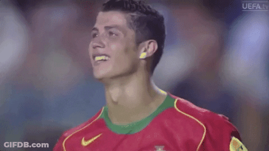 Portugal Football Star Ronaldo Crying GIF