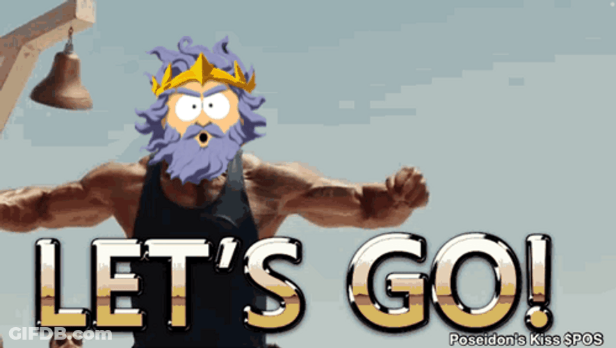 Poseidon's Kiss Big Muscle Let's Go GIF