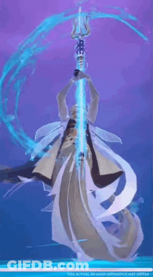 Poseidon's Kiss Biondina Water Show GIF