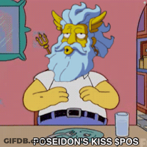 Poseidon's Kiss Homer Simpson Big Tummy GIF